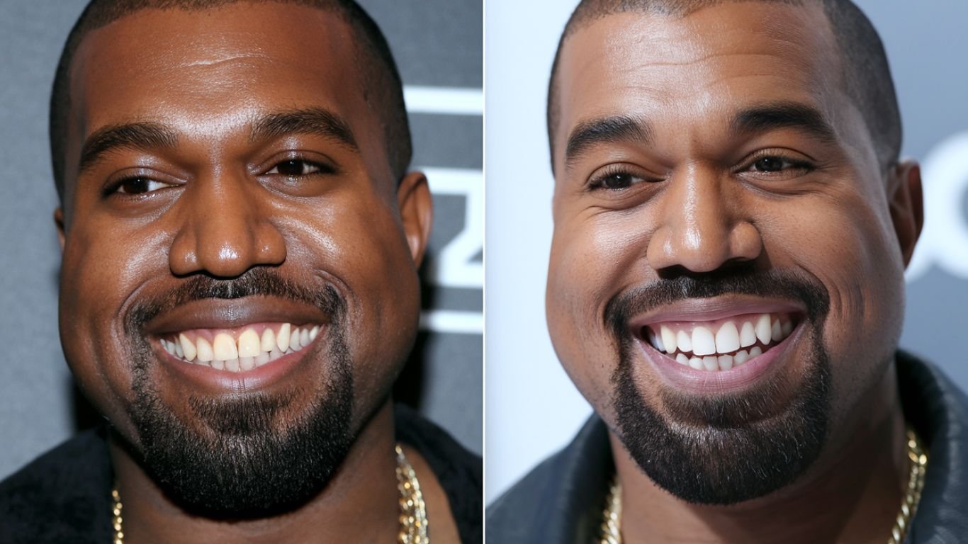 Kanye West's Teeth Transformation: Before and After